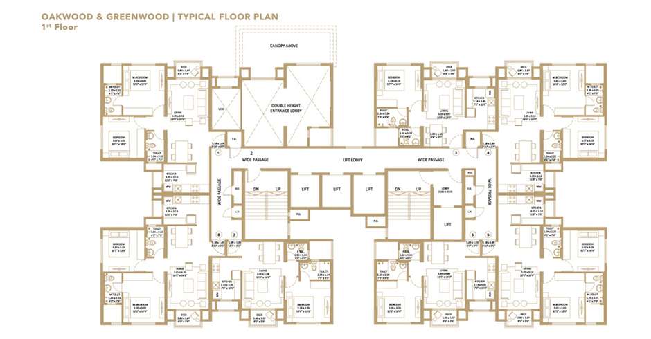 House Of Hiranandani Woodspring Bridgewood Floor Plan