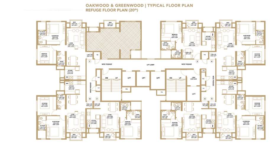 House Of Hiranandani Woodspring Bridgewood Floor Plan